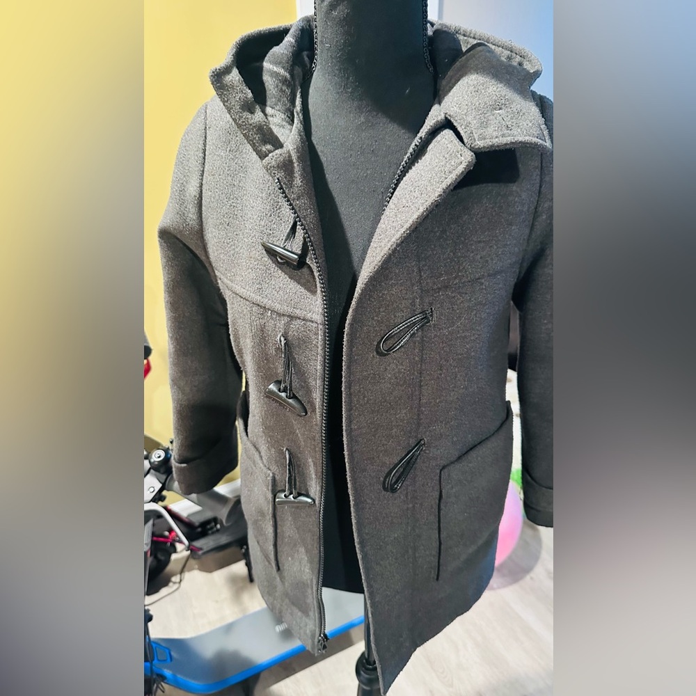 Rothschild Charcoal Toggle Pea Coat